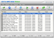 CD to MP3 WAV Maker screenshot